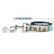 Dog Leash - Pixar Holiday Collection Character Gifts Lineup/Stars White/Blues