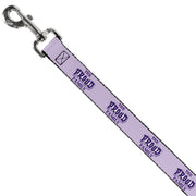 Dog Leash - THE PROUD FAMILY Title Logo Purples