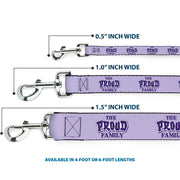 Dog Leash - THE PROUD FAMILY Title Logo Purples