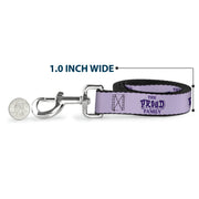 Dog Leash - THE PROUD FAMILY Title Logo Purples