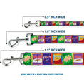 Load image into Gallery viewer, Dog Leash - The Proud Family PROUD SNACKS Logo Blocks Multi Color
