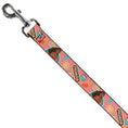 Load image into Gallery viewer, Dog Leash - Moana Pose and Icons Collage Pink
