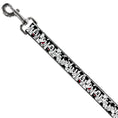 Load image into Gallery viewer, Dog Leash - Mickey Mouse Expression Blocks White/Black/Red
