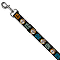 Load image into Gallery viewer, Dog Leash - CHIP & DALE Expression Bubbles Black/Multi Color

