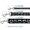 Load image into Gallery viewer, Dog Leash - The Nightmare Before Christmas Jack 5-Expressions Black/White
