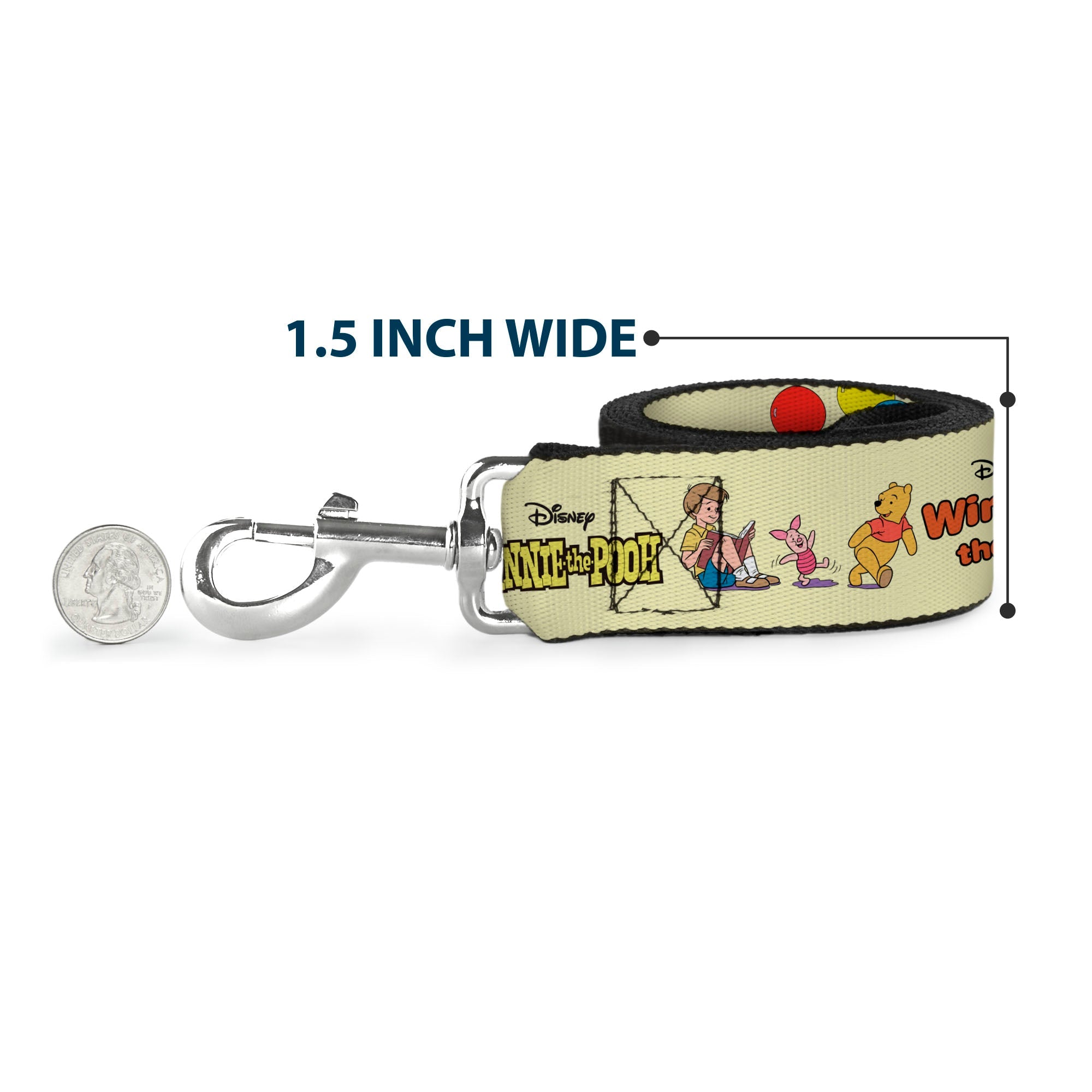 Dog Leash - The Nightmare Before Christmas Smiling Jack Moon and Stars Black