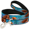 Load image into Gallery viewer, Dog Leash - The Little Mermaid Live Action Ariel Under the Sea Poses Blues
