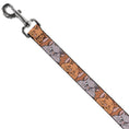 Load image into Gallery viewer, Dog Leash - Aristocats Toulouse and Berlioz Close-Up Faces Orange
