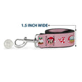 Load image into Gallery viewer, Dog Leash - Aristocats Toulouse and Berlioz Close-Up Faces Orange
