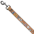 Load image into Gallery viewer, Dog Leash - Disney Cats and Dogs Faces Orange
