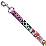 Dog Leash - Sensational Six GOOD VIBES CLUB Pose Blocks Multi Color