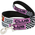 Load image into Gallery viewer, Dog Leash - Sensational Six GOOD VIBES CLUB Pose Blocks Multi Color
