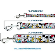 Dog Leash - Sensational Six Buddy Pose Blocks White/Multi Color