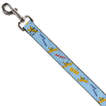 Dog Leash - Disney Pluto Poses and Quotes Blues/Red/Yellow
