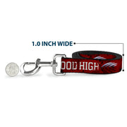 Dog Leash - A NIGHTMARE ON ELM STREET/SPRINGWOOD Freddy Pose Black/Red/White