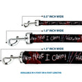 Load image into Gallery viewer, Dog Leash - A Nightmare on Elm Street READY OR NOT HERE I COME/Freddy Silhouette Black/Reds/White
