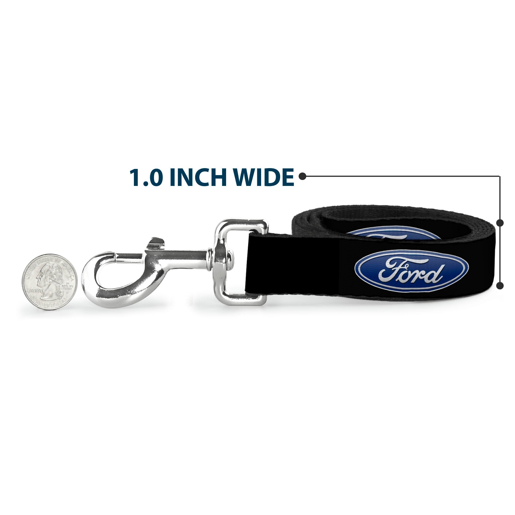 Dog Leash - Ford Oval Logo REPEAT