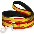 Load image into Gallery viewer, Dog Leash - The Flash Bolt Stripe Reds/Yellows
