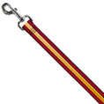 Load image into Gallery viewer, Dog Leash - The Flash Stripe Burgundy/Gold

