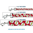 Load image into Gallery viewer, Dog Leash - Flash Logo Scattered Red/White/Yellow
