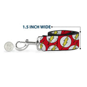 Dog Leash - Flash Logo Scattered Red/White/Yellow