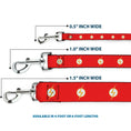 Load image into Gallery viewer, Dog Leash - DC League of Super-Pets Flash Bolt Logo Red/Yellow/White
