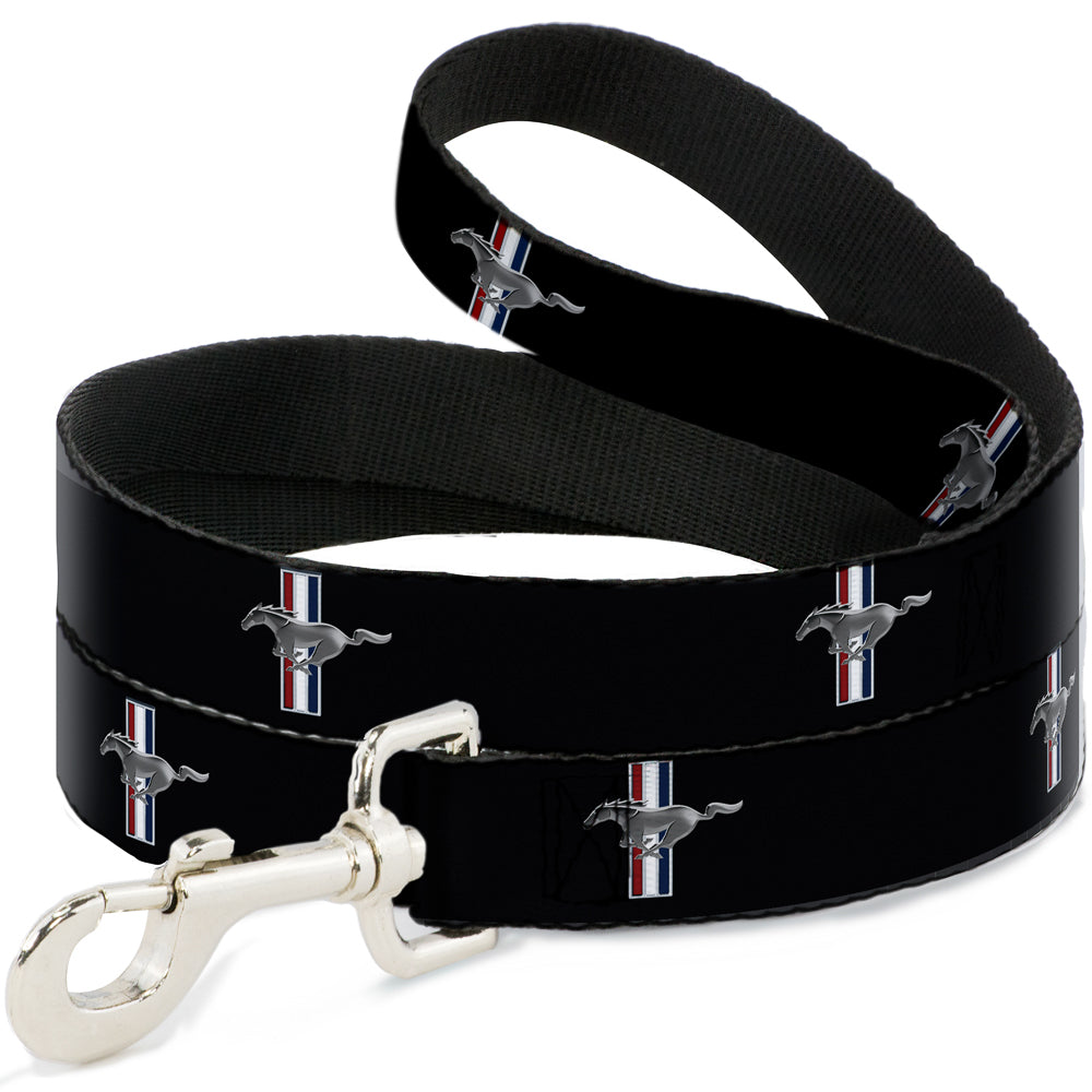 Dog Leash - Ford Mustang w/Bars Logo REPEAT