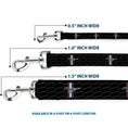 Load image into Gallery viewer, Dog Leash - Ford Mustang w/Bars REPEAT w/Text

