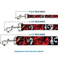 Load image into Gallery viewer, Dog Leash - FRIDAY THE 13th/Jason Mask4/Axe Blood Splatter Black/Red/White
