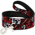 Load image into Gallery viewer, Dog Leash - FRIDAY THE 13th/Jason Mask4/Axe Blood Splatter Black/Red/White
