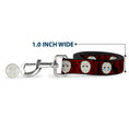 Load image into Gallery viewer, Dog Leash - Friday the 13th Hockey Mask Icons Reds
