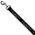 Load image into Gallery viewer, Dog Leash - FRIENDS-THE TELEVISION SERIES Logo Black/White/Multi Color
