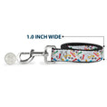 Load image into Gallery viewer, Dog Leash - Frosty the Snowman Pose Scattered White
