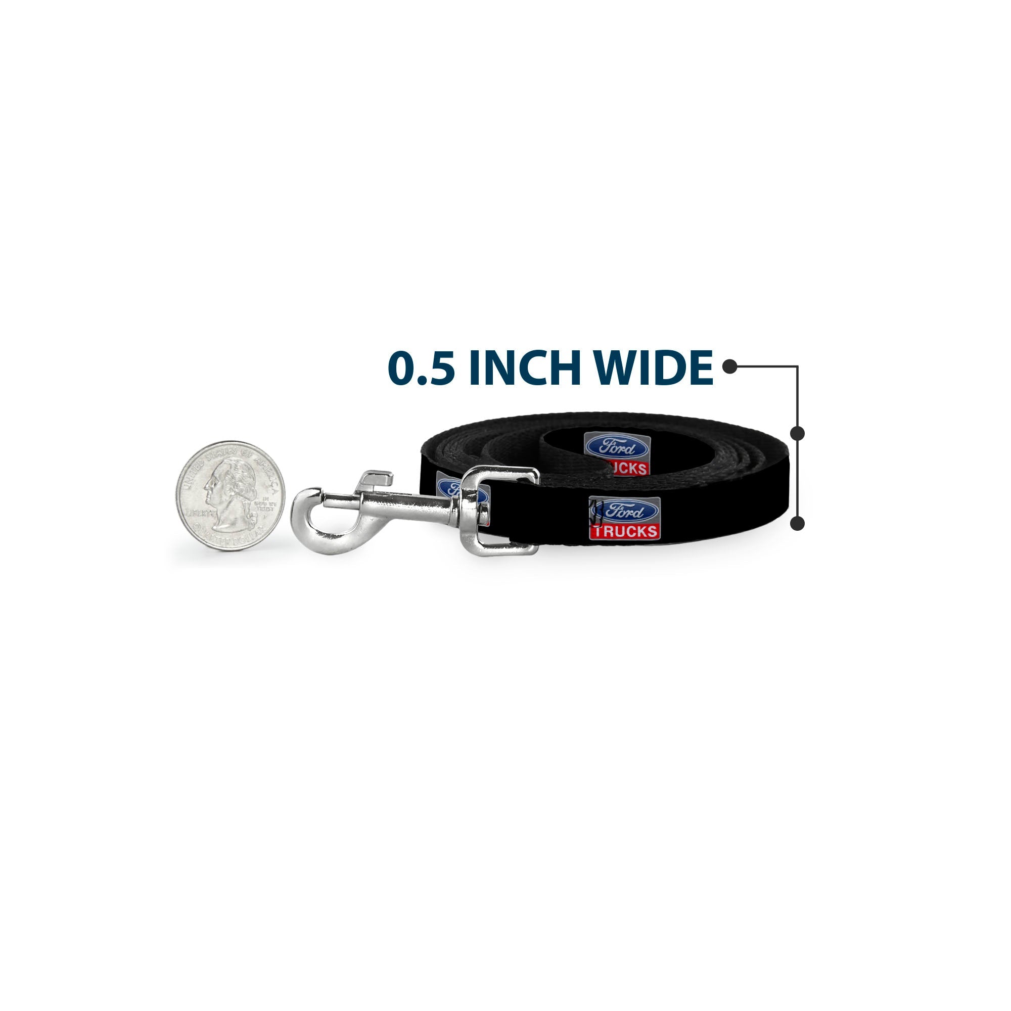 Dog Leash - Ford Trucks Logo REPEAT