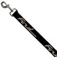 Load image into Gallery viewer, Dog Leash - FORD F-100 Script Black/Tan-Gray
