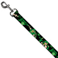 Load image into Gallery viewer, Dog Leash - GREEN ARROW Action Poses Targets Black Greens
