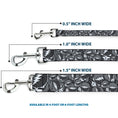 Load image into Gallery viewer, Dog Leash - Steal Your Face Stacked Gray
