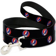 Dog Leash - Steal Your Face Repeat Black/Color