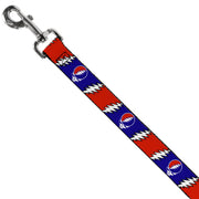 Dog Leash - Steal Your Face w/Lightning Bolt Repeat Red/White/Blue