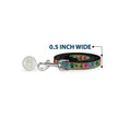Load image into Gallery viewer, Dog Leash - Grateful Dead Dancing Bears Swirl Multi Color
