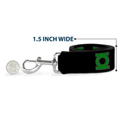 Dog Leash - Green Lantern Logo Black/Green