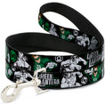 Load image into Gallery viewer, Dog Leash - GREEN LANTERN/Logo Collage Weathered Greens
