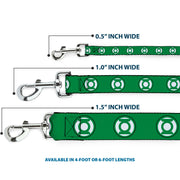 Dog Leash - Green Lantern Logo2 Green/Black/Green/White