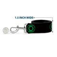 Load image into Gallery viewer, Dog Leash - DC League of Super-Pets Green Lantern Logo Black/Green

