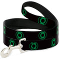 Load image into Gallery viewer, Dog Leash - DC League of Super-Pets Green Lantern Logo Black/Green
