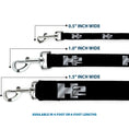 Load image into Gallery viewer, Dog Leash - H2 Black/Silver Logo REPEAT
