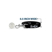 Dog Leash - H3 Black/Silver Logo REPEAT