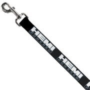 Dog Leash - HEMI POWERED Logo Black/Gray/White