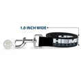 Load image into Gallery viewer, Dog Leash - HEMI POWERED Logo Black/Gray/White
