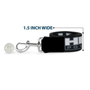 Dog Leash - HEMI POWERED Logo Black/Gray/White